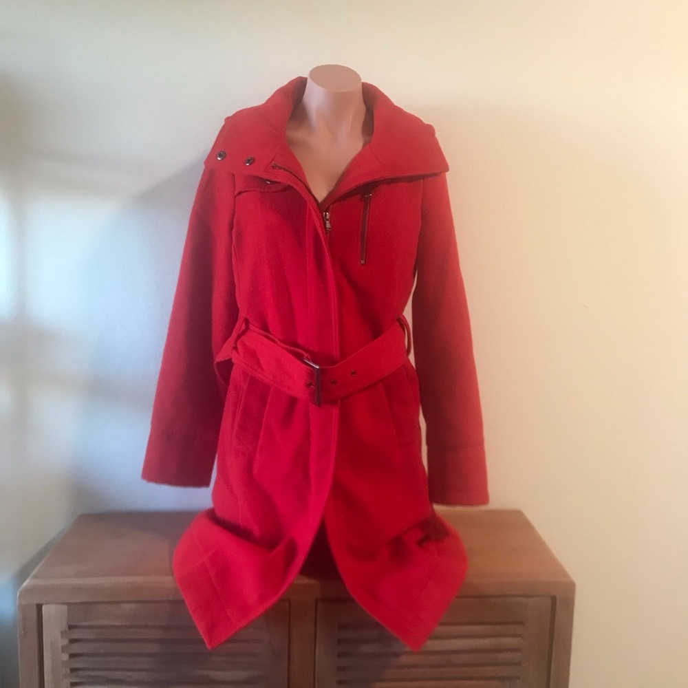 Worthington Red Trenchcoat size smalll